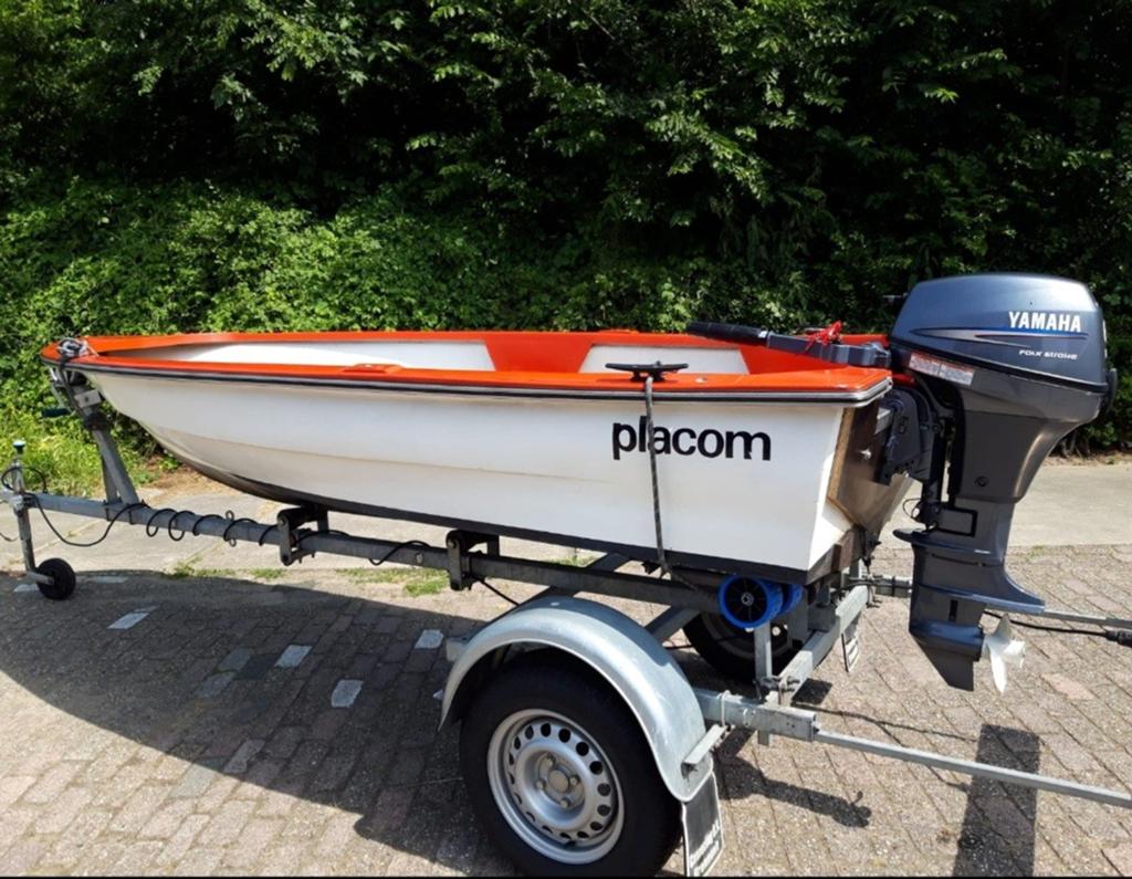 Placom boot met Yamaha motor (2008) en trailer, Watersport en Boten, Motorboten en Motorjachten, Overige merken, Buitenboordmotor