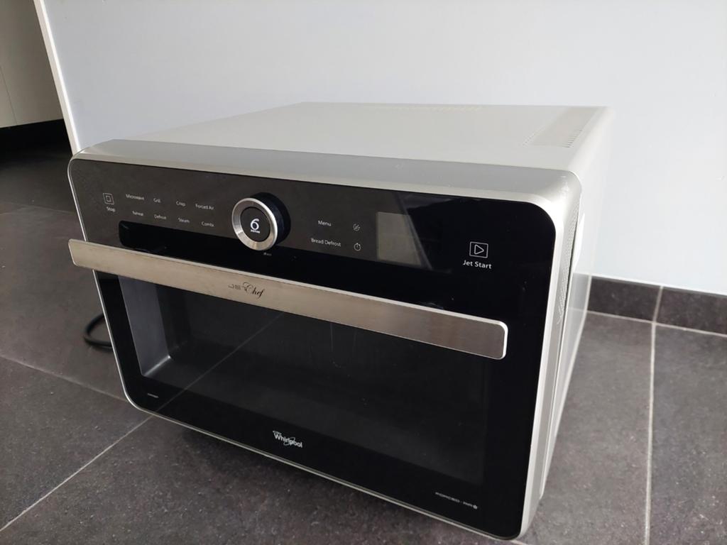 Whirlpool JT469 combi-oven, Ophalen, Combimagnetron, Gebruikt, Draaiplateau