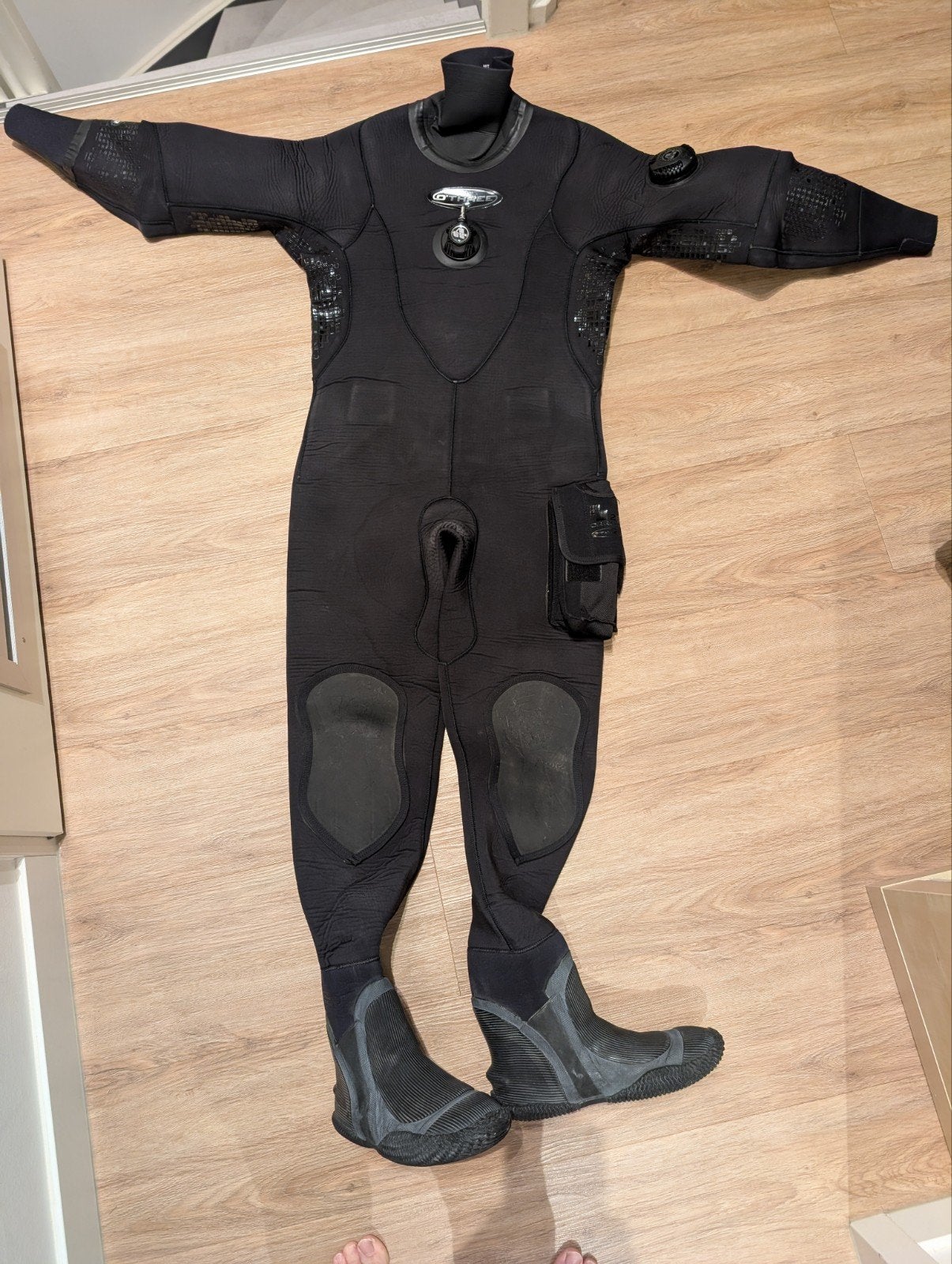 Othree droogpak MSF 500 Technical Black Flex MT, Ophalen of Verzenden, Gebruikt, Duikpak