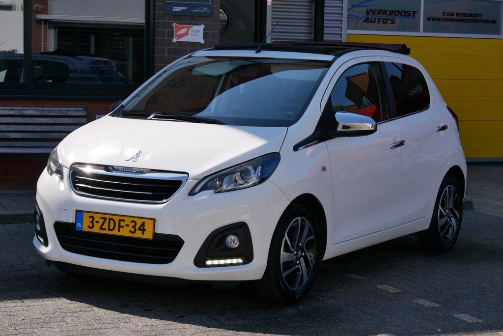 Peugeot 108 1.0 e-VTi Première Top. camera. clima. keyless, Voorwielaandrijving, Euro 5, Stof, Gebruikt