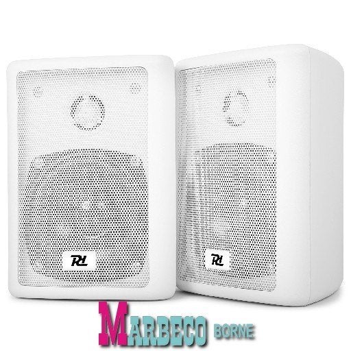Luidspreker set, Speaker set, passief 4 inch wit, Audio, Tv en Foto, Luidsprekers, Overige merken, Stereo speakers, Inclusief muurbeugels