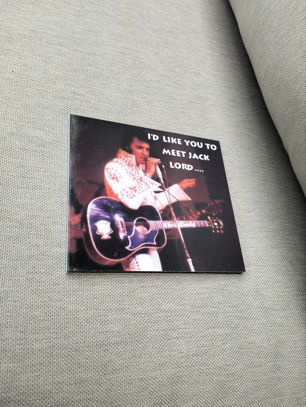 Elvis Presley digipack cd

I'D LIKE YOU TO MEET JACK LORD..., Ophalen of Verzenden