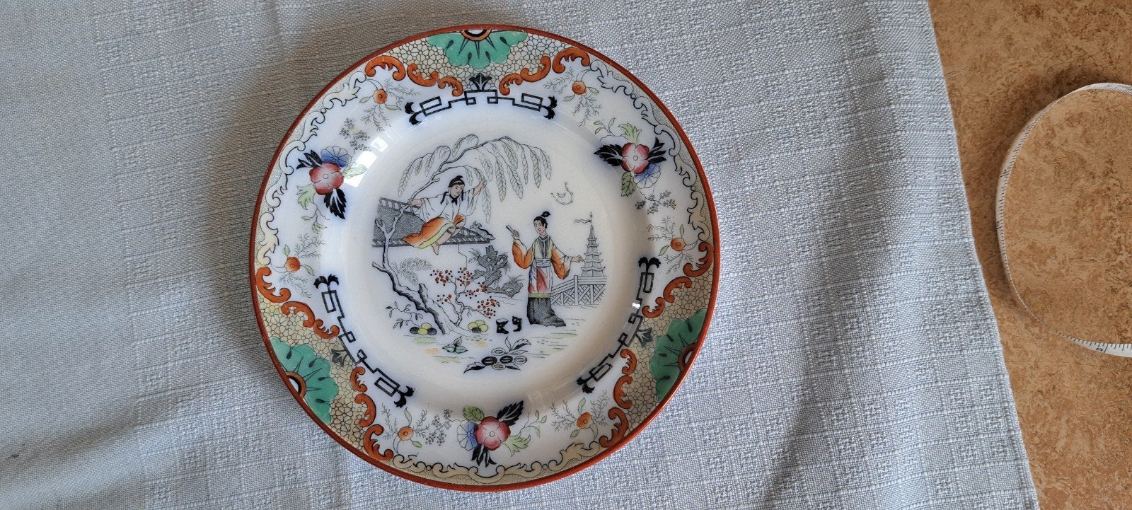 Antiek Maastricht Petrus Regout 'Timor' bordje, Antiek en Kunst, Antiek | Servies los, Ophalen of Verzenden