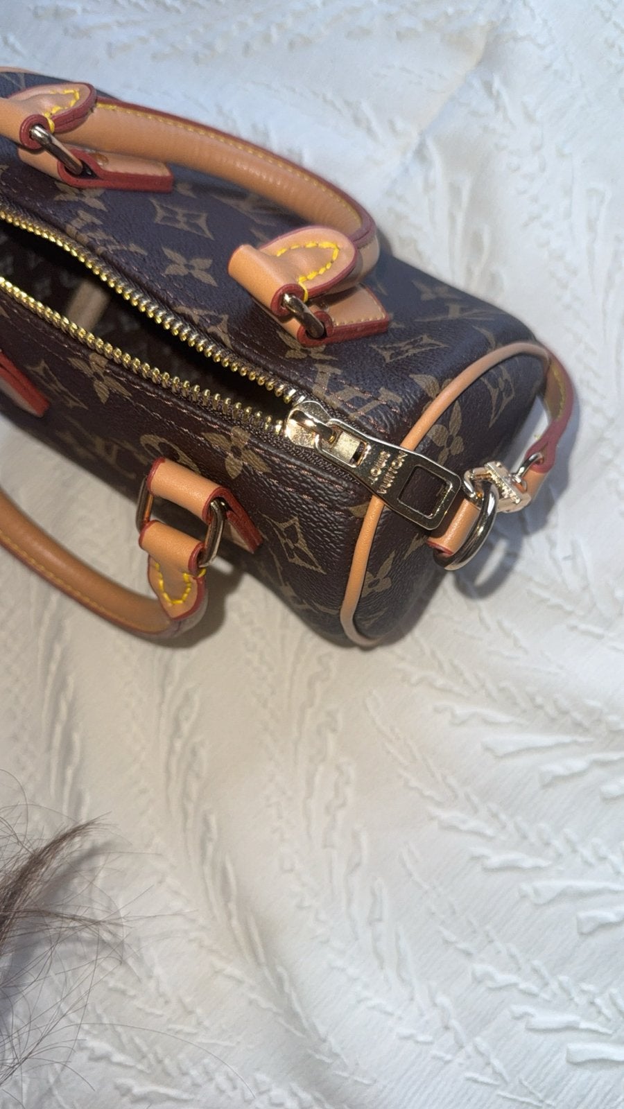 Louis Vuitton Speedy, Ophalen, Zo goed als nieuw, Bruin, Overige typen