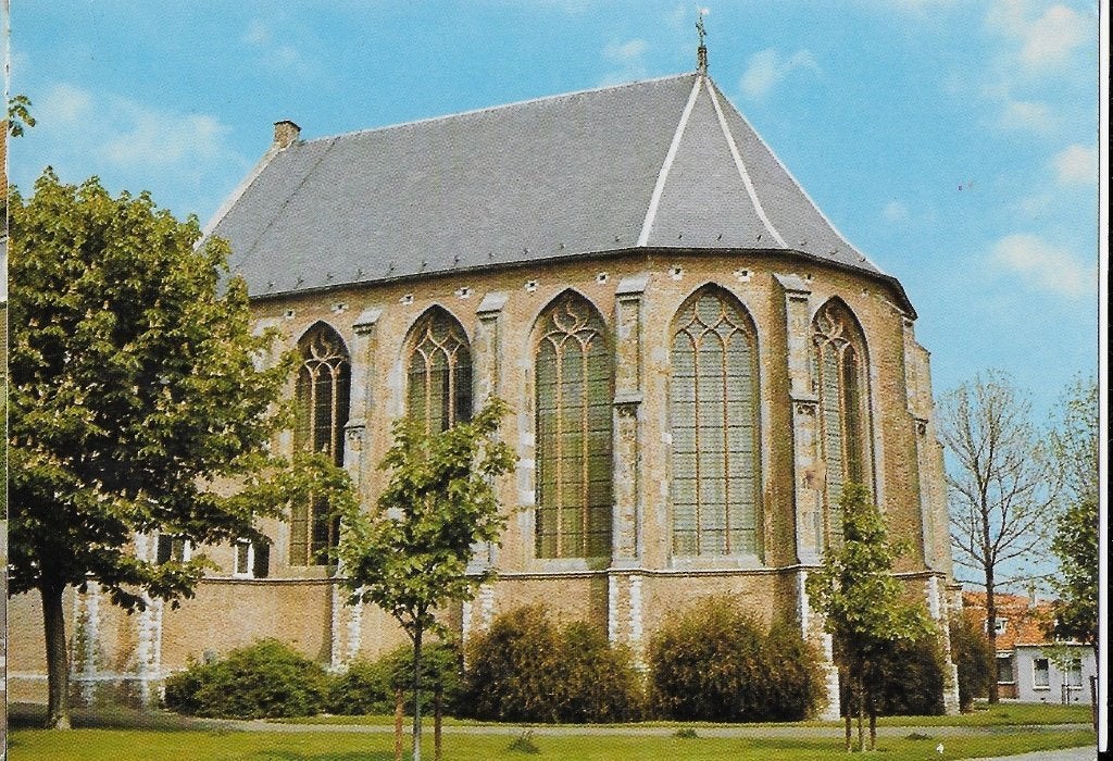 Q426 ongelopen ansichtkaart nieuwerkerk ned. Herv. Kerk, Verzamelen, Ansichtkaarten | Nederland, Ophalen of Verzenden, 1980 tot heden