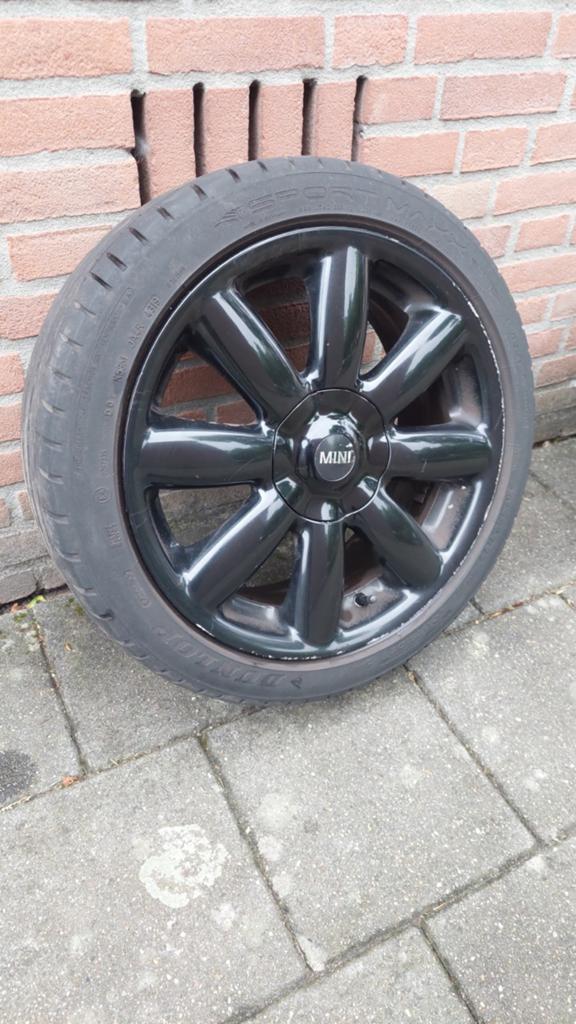 Mini velgen met banden zwart, Auto-onderdelen, Banden en Velgen, Ophalen