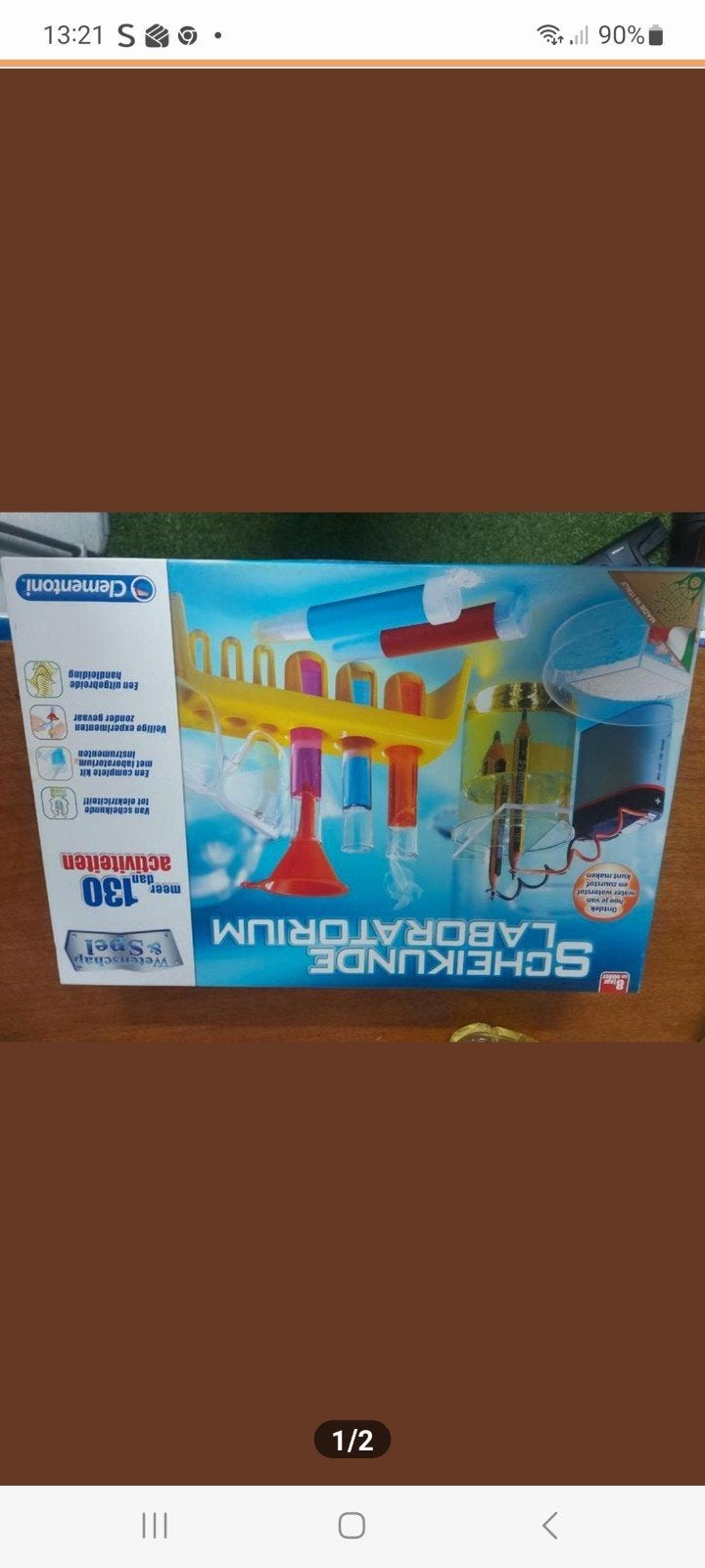 Clementoni Scheikunde Lab- Meer dan 130 activiteite, Ophalen of Verzenden, Zo goed als nieuw, Elektronica