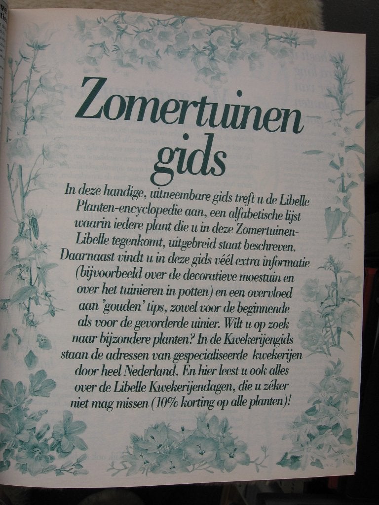 Libelle - Zomertuin met complete planten-encyclopedie, Ophalen of Verzenden, Gelezen, Wetenschap en Natuur