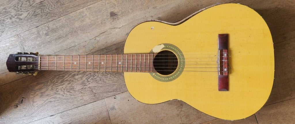 Peerless nylon gitaar, Muziek en Instrumenten, Ophalen, Gebruikt, Klassieke of Spaanse gitaar