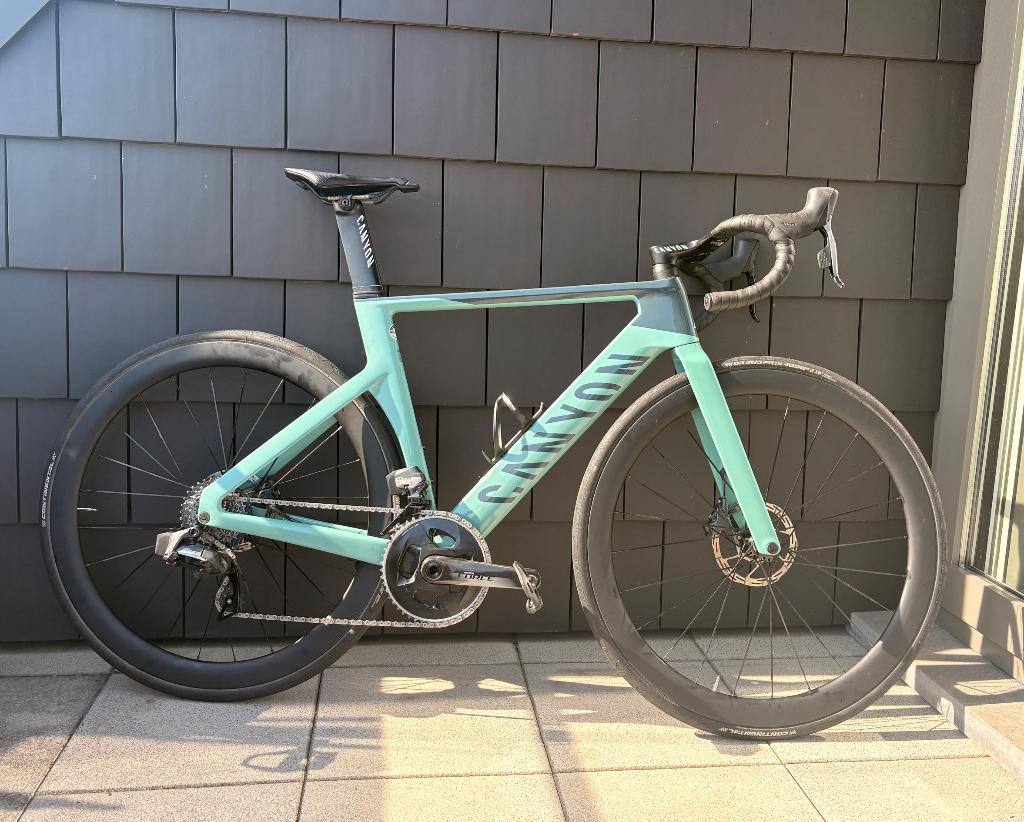 Canyon Aeroad CF SLX 8 SRAM FORCE AXS - 54, Fietsen en Brommers, Overige merken, Versnellingen, Ophalen of Verzenden, Zo goed als nieuw