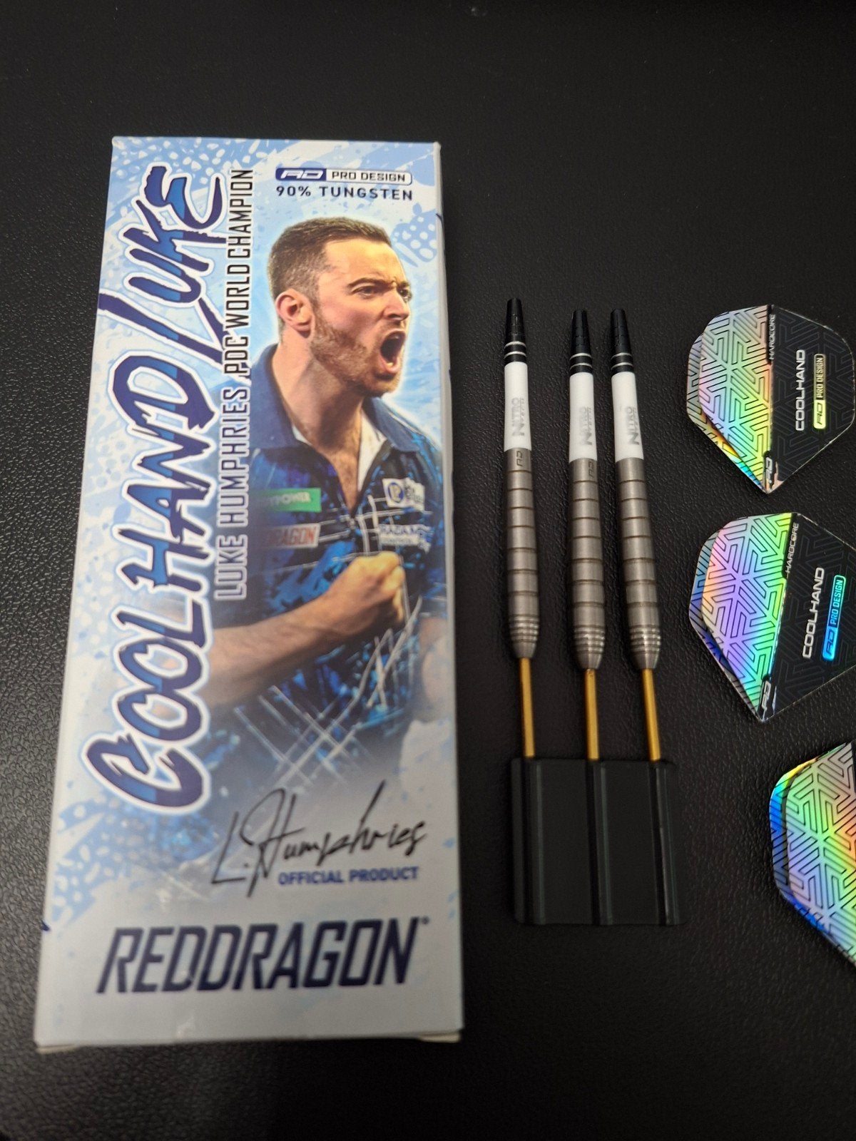 Luke Humphries darts 24g, Ophalen of Verzenden, Zo goed als nieuw, Pijlen