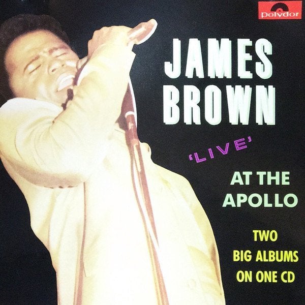 2X CD JAMES BROWN LIVE AT THE APOLLO PART 1 AND 2, Cd's en Dvd's, Verzenden, Zo goed als nieuw, Soul, Live-album