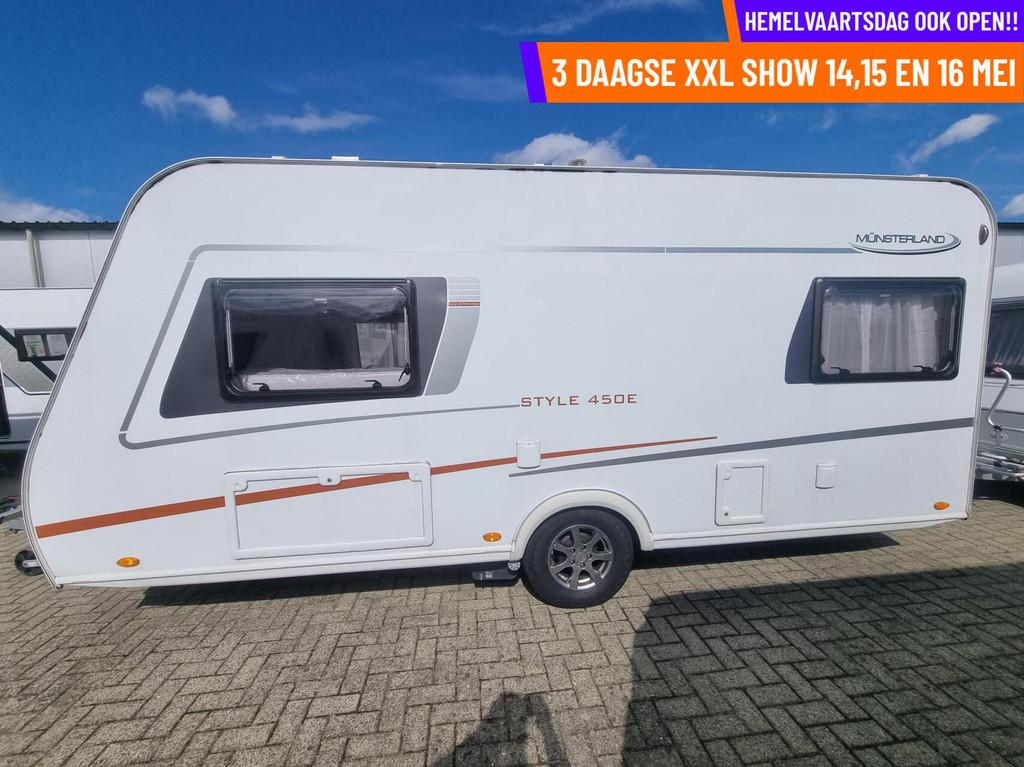 Lmc STYLE 450 E AIRCO + MOVER + VOORTENT + ENKELE BEDDEN, Caravans en Kamperen, Caravans, Mover, Bedrijf, 6 tot 7 meter, LMC en Münsterland