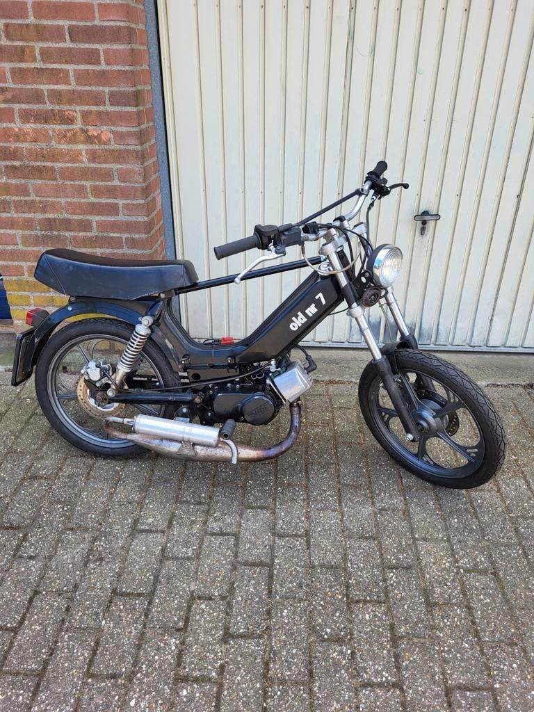 Tomos a35 70cc zelfbouw met schijfremmen geel kenteken!, Ophalen, Gebruikt, 49 cc, 2 versnellingen