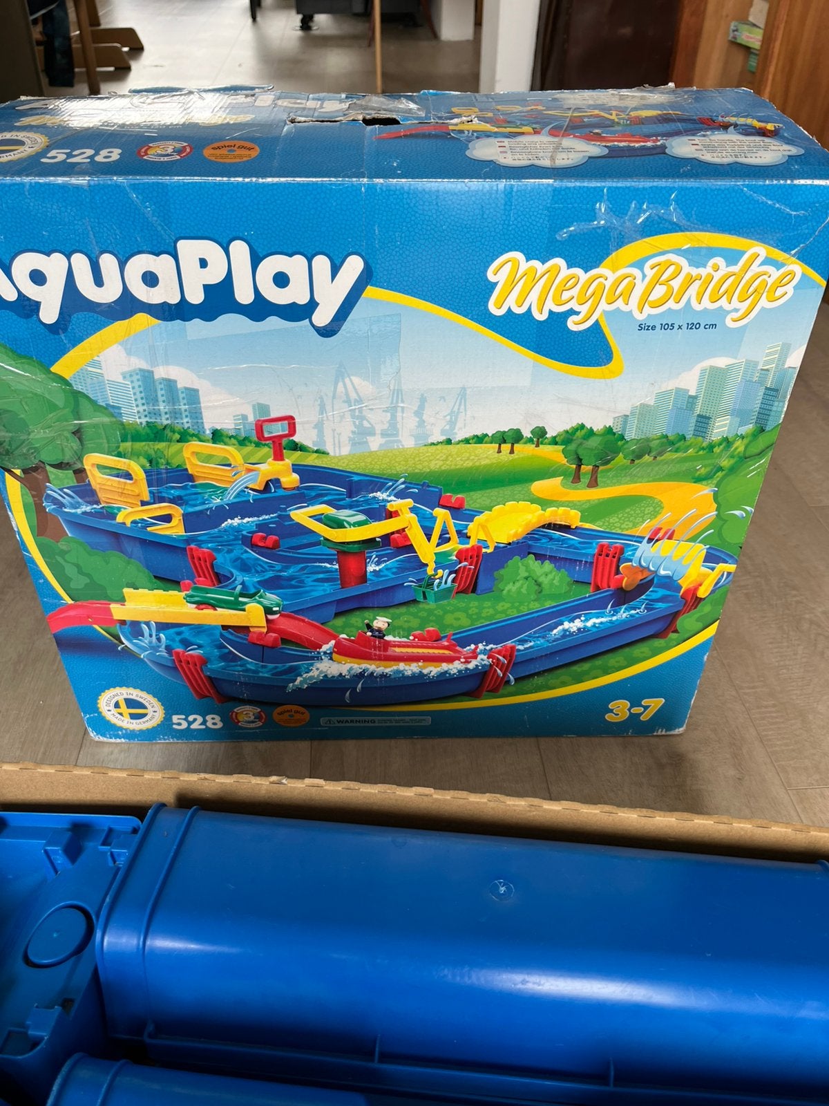 Aquaplay megabridge 3-7 jaar compleet, Kinderen en Baby's, Speelgoed | Buiten | Los speelgoed, Ophalen, Gebruikt