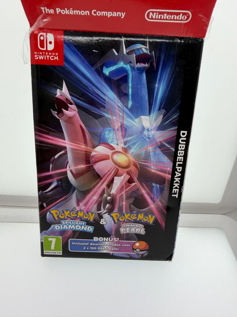 Pokémon Brilliant Diamond & Shining Pearl Dubbelpakket Switc, Spelcomputers en Games, Games | Nintendo Switch, Online, 1 speler