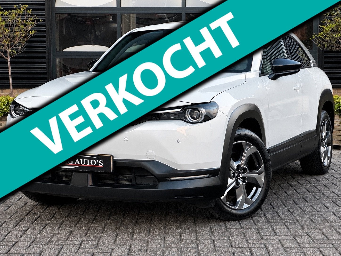 Mazda MX-30 E-SkyActiv 145 Luxury 36 kWh | Schuif/Kanteldak, Auto's, Mazda, Gebruikt, 35 kWh, Automatische klimaatregeling, Leder en Stof