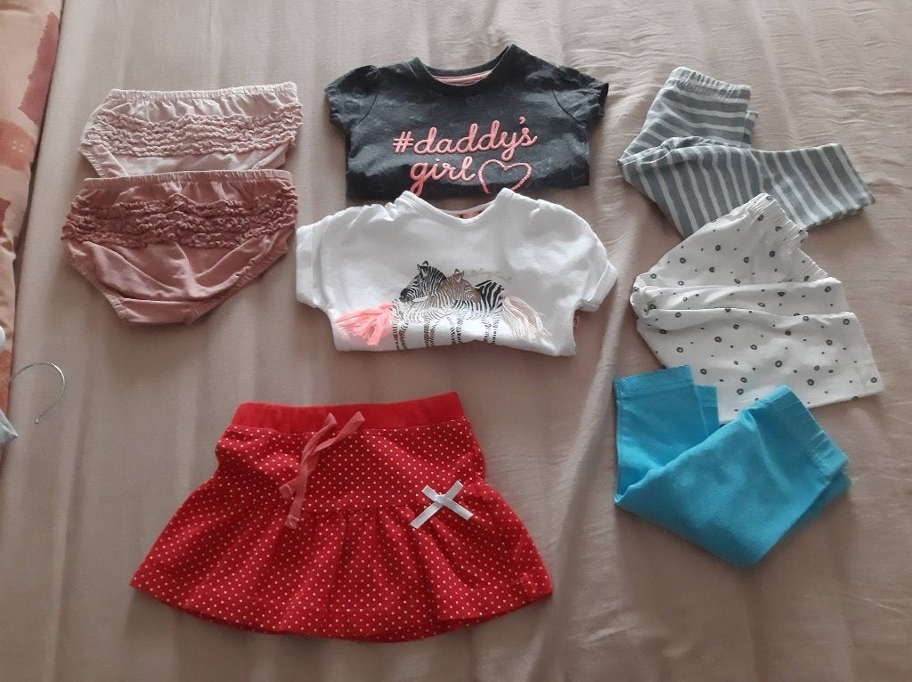 Babykleding pakket meisjes Mt 62 ( 8 stuks ), Ophalen of Verzenden, Zo goed als nieuw, Maat 62