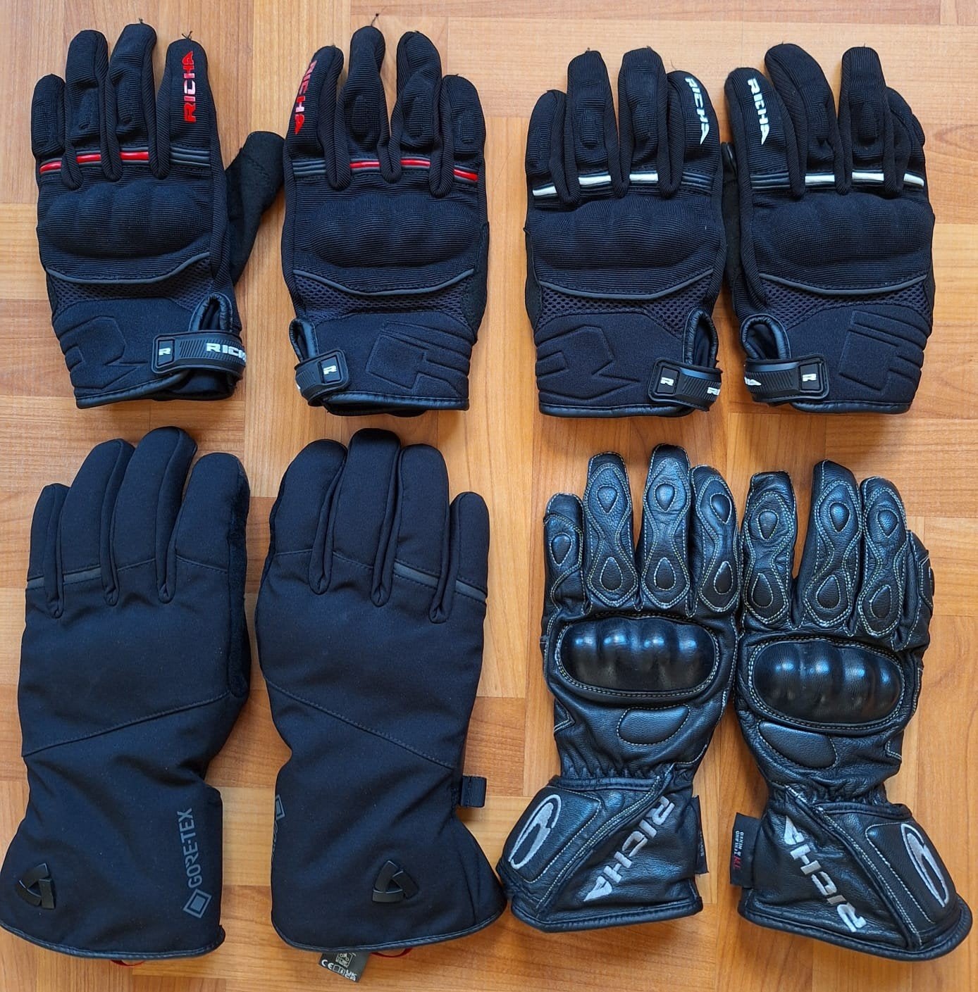 Richa en Revit Motorhandschoenen (diverse modellen), Heren, Richa, Revit, Ophalen of Verzenden, Handschoenen