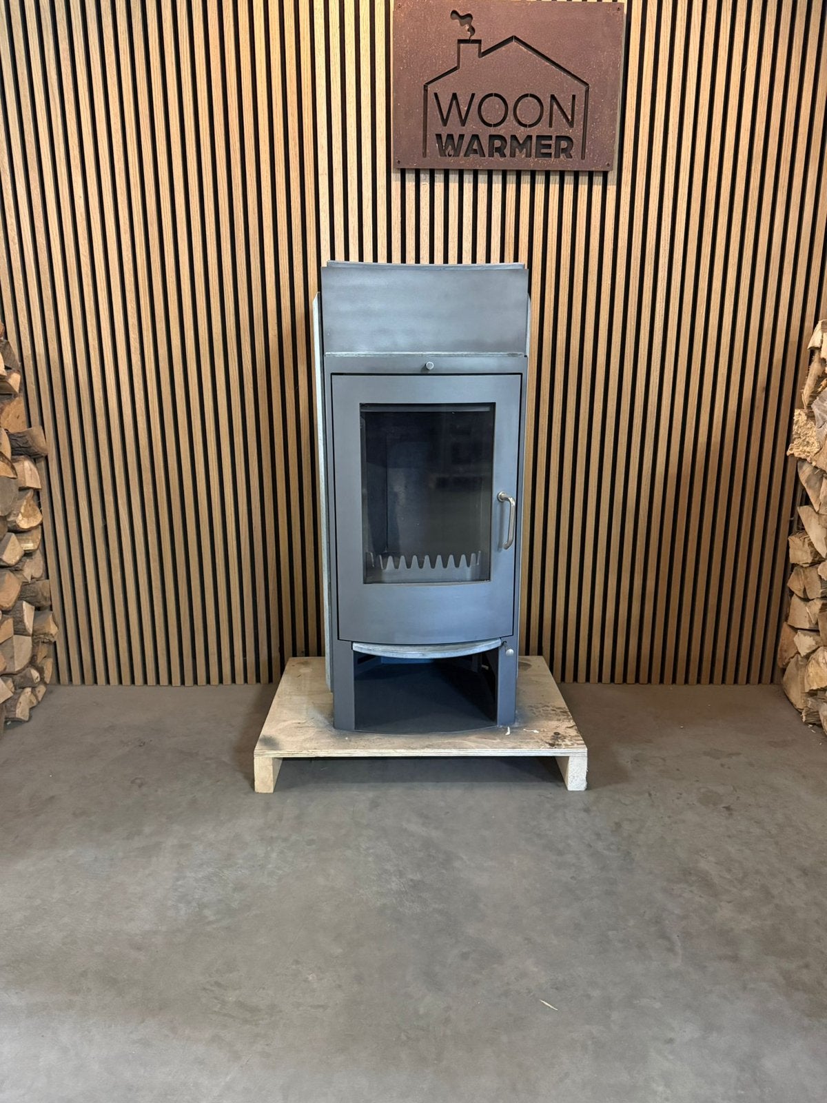 25211 Speksteenkachel Haas & Sohn 6kw, Ophalen, Info@woonwarmer.nl, Gebruikt, Houtkachel