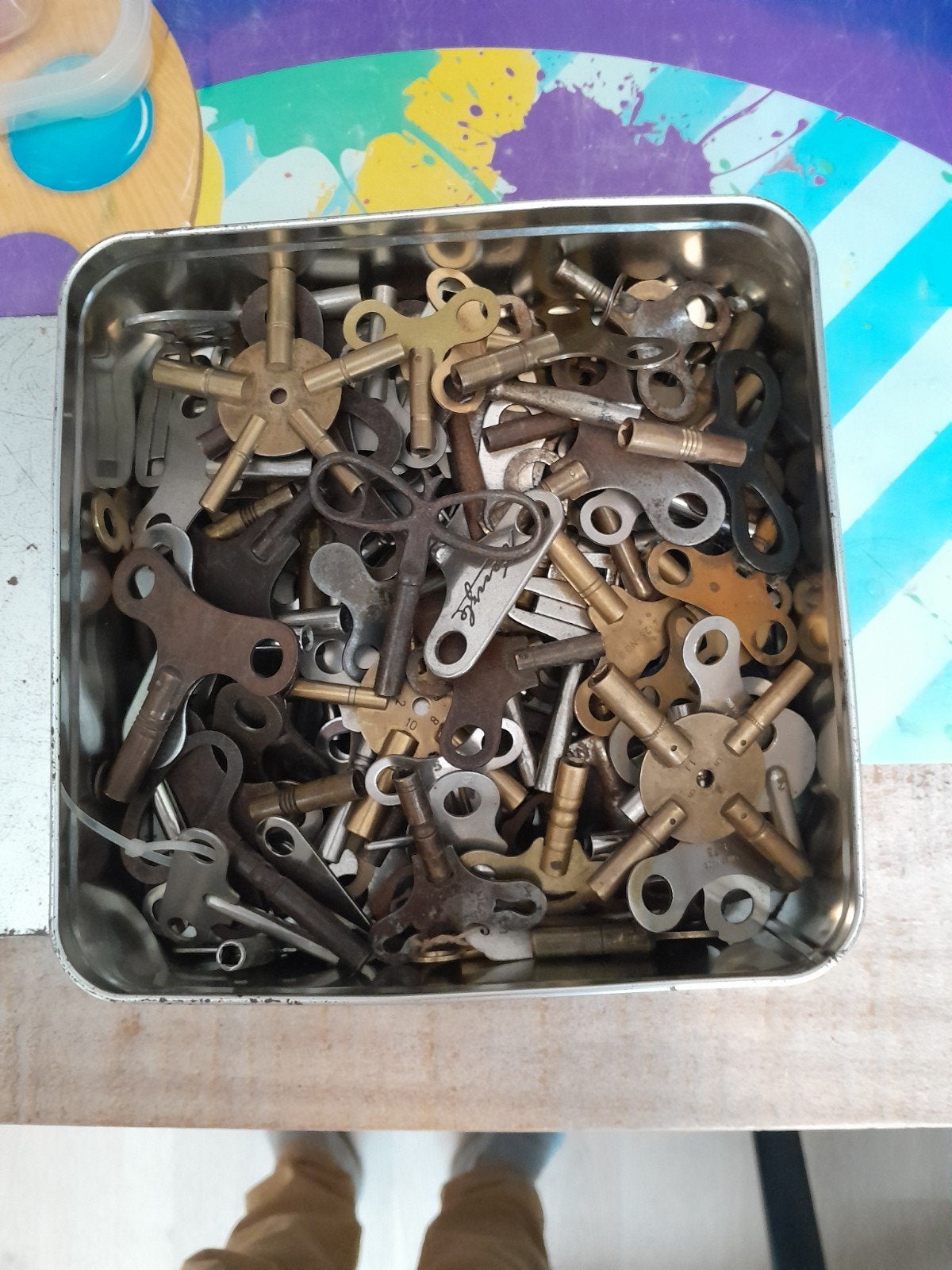ruim 150 kloksleutels., Ophalen of Verzenden