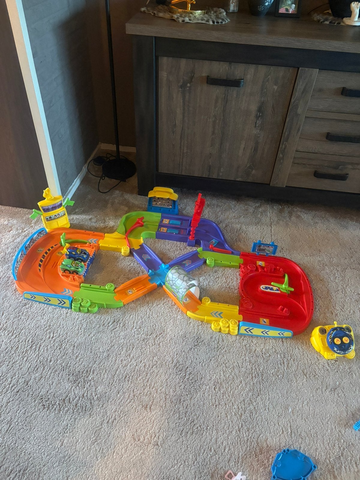 Vtech race baan, Ophalen of Verzenden, Zo goed als nieuw, Elektrisch, Overige merken