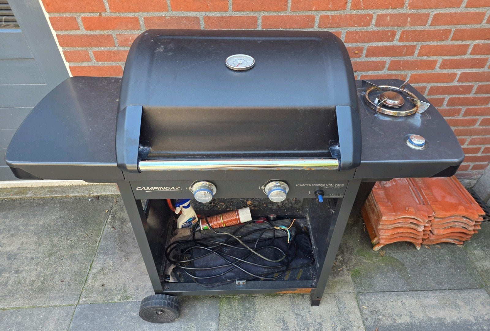 Campingaz 2 Series Classic EXS Vario + Hoes + Extra's, Ophalen, Gebruikt, Campingaz
