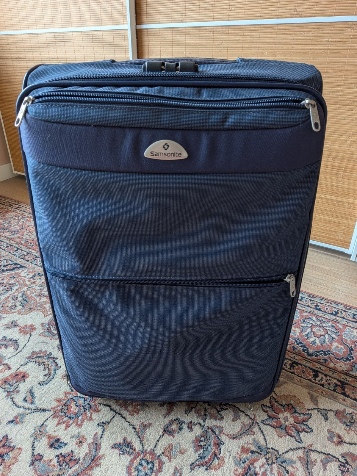 Samsonite rolkoffer blauw, Sieraden, Tassen en Uiterlijk, Koffers, Ophalen, Hard kunststof