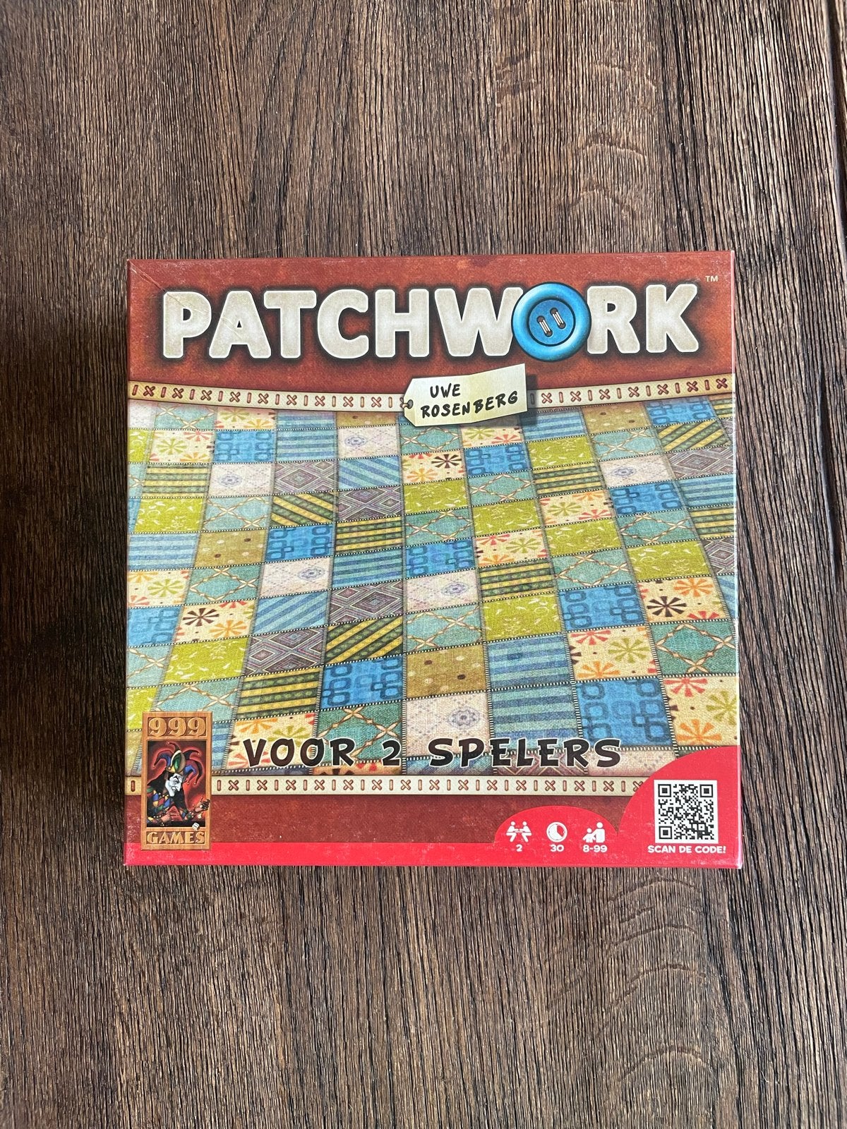 Patchwork, Een of twee spelers, Ophalen of Verzenden, Zo goed als nieuw