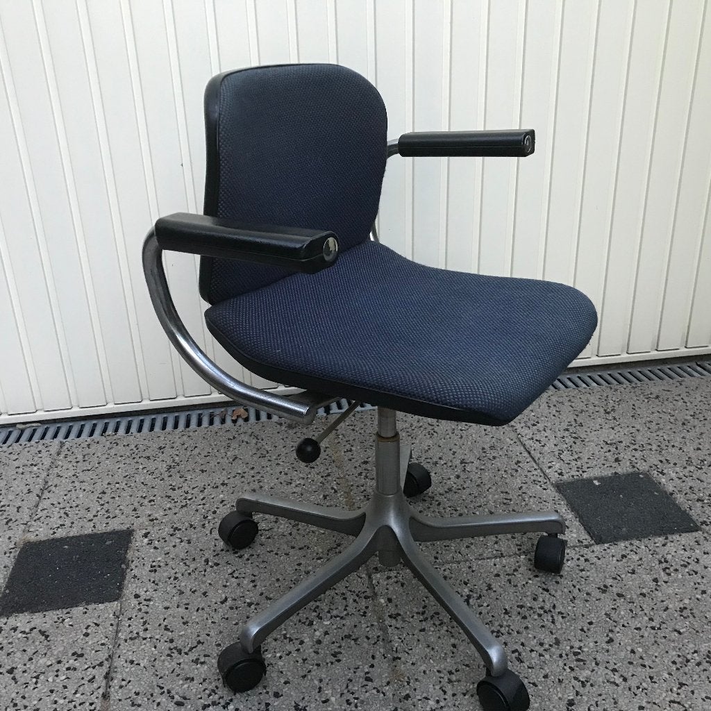 Girsberger Euro chair bureaustoel Design vintage, Gebruikt, Zwart, Ophalen of Verzenden, Nvt