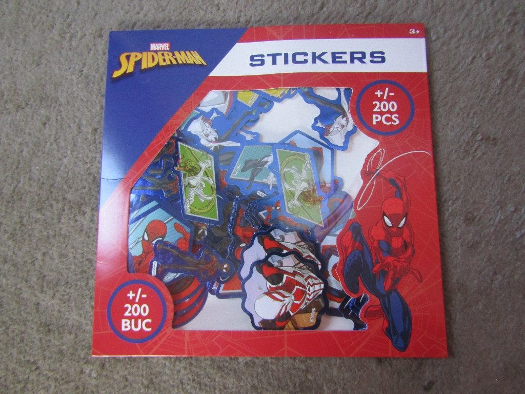 Stickers: Spiderman - 200 stuks, Ophalen of Verzenden, Zo goed als nieuw, Meerdere stickers