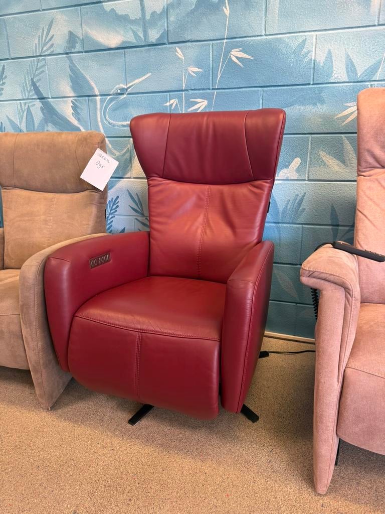 Prominent sta op relax stoel relaxfauteuil gratis bezorging, Ophalen of Verzenden, Zo goed als nieuw, Leer, Ruim 100 top merken in onze outlet in alle kleuren en maten