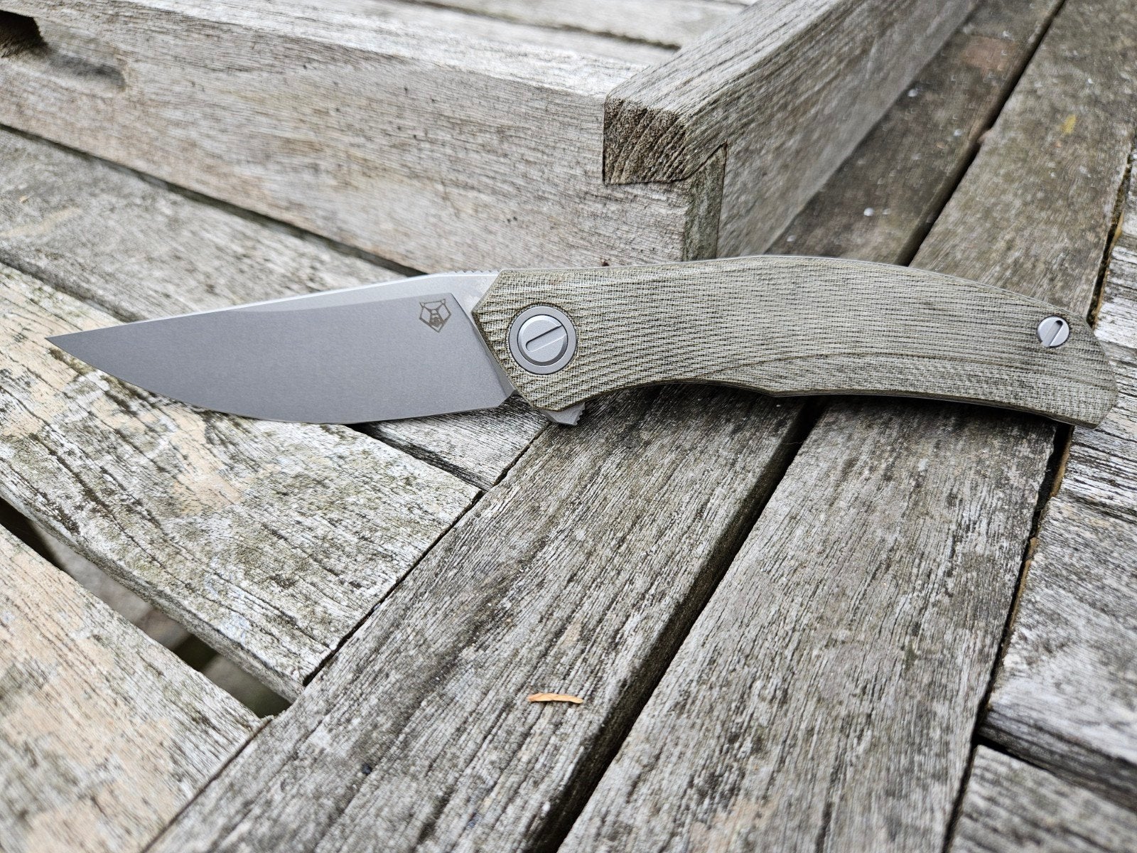 *Nieuwe*Shirogorov Ursus Q95 zakmes met Elmax staal en mic, Ophalen of Verzenden, Overige soorten, Mes of Dolk