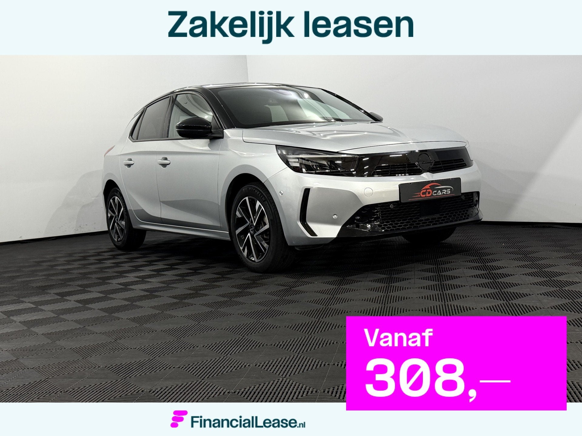 Opel Corsa 1.2 Turbo GS Panoramadak, Camera, Navi, Keyless s, Gebruikt, 1199 cc, 1133 kg, Leder en Stof