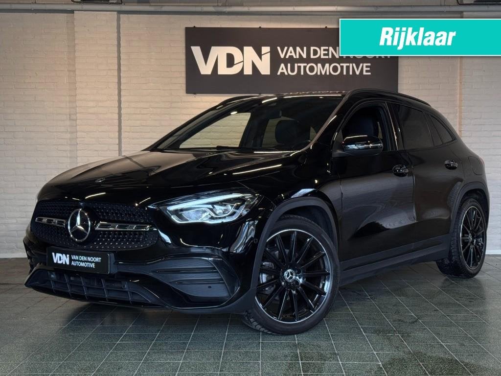 Mercedes-benz GLA-KLASSE 180 AMG LINE Mild Hybrid Memory Sfe, Huisgarantie, 4 cilinders, Met garantie (alle), Zwart
