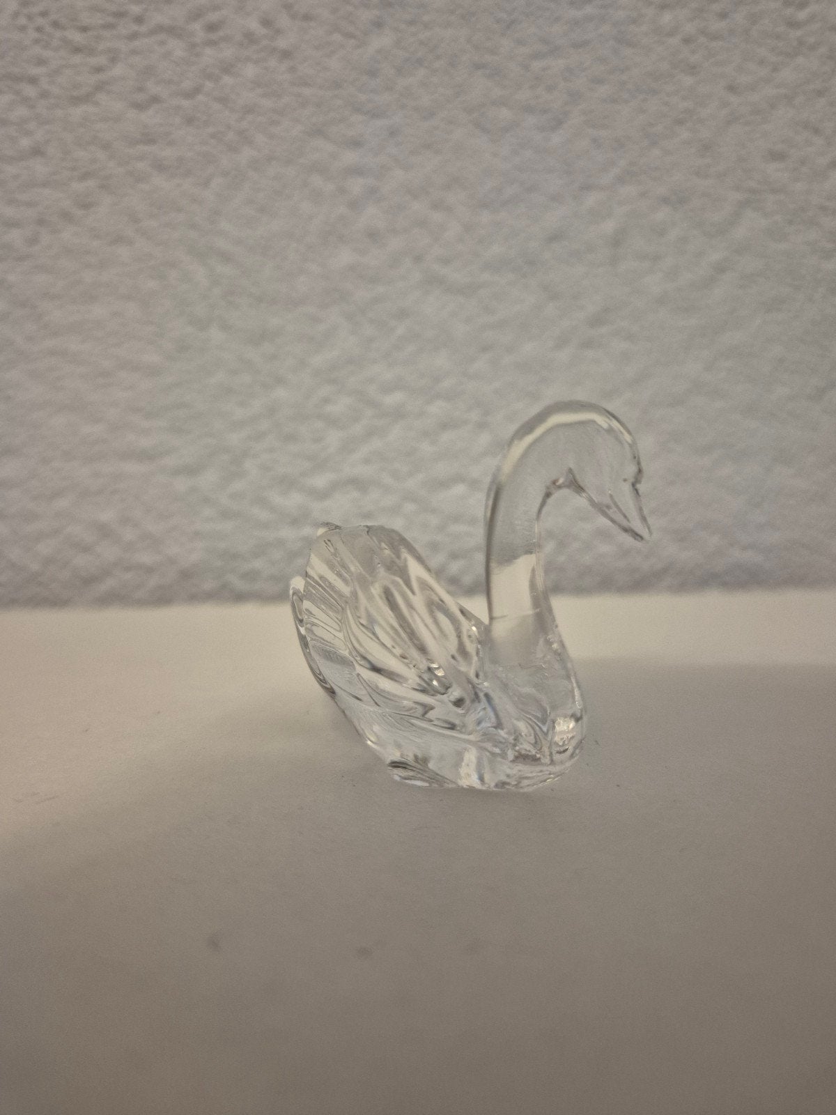 Glazen Zwaan Decoratiebeeldje, Ophalen