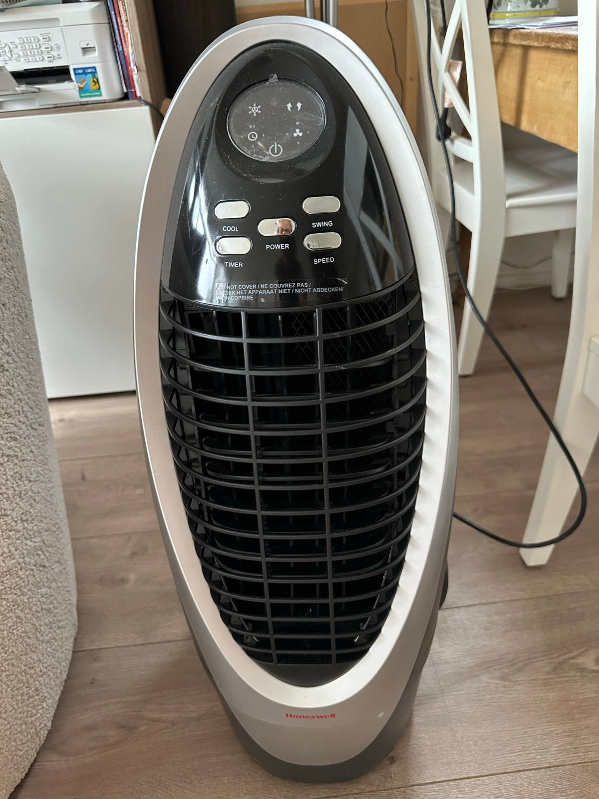Honeywell CS10XE Mobiele Luchtkoeler, Witgoed en Apparatuur, Airco's, Ophalen, Minder dan 60 m³, 3 snelheden of meer, Zo goed als nieuw