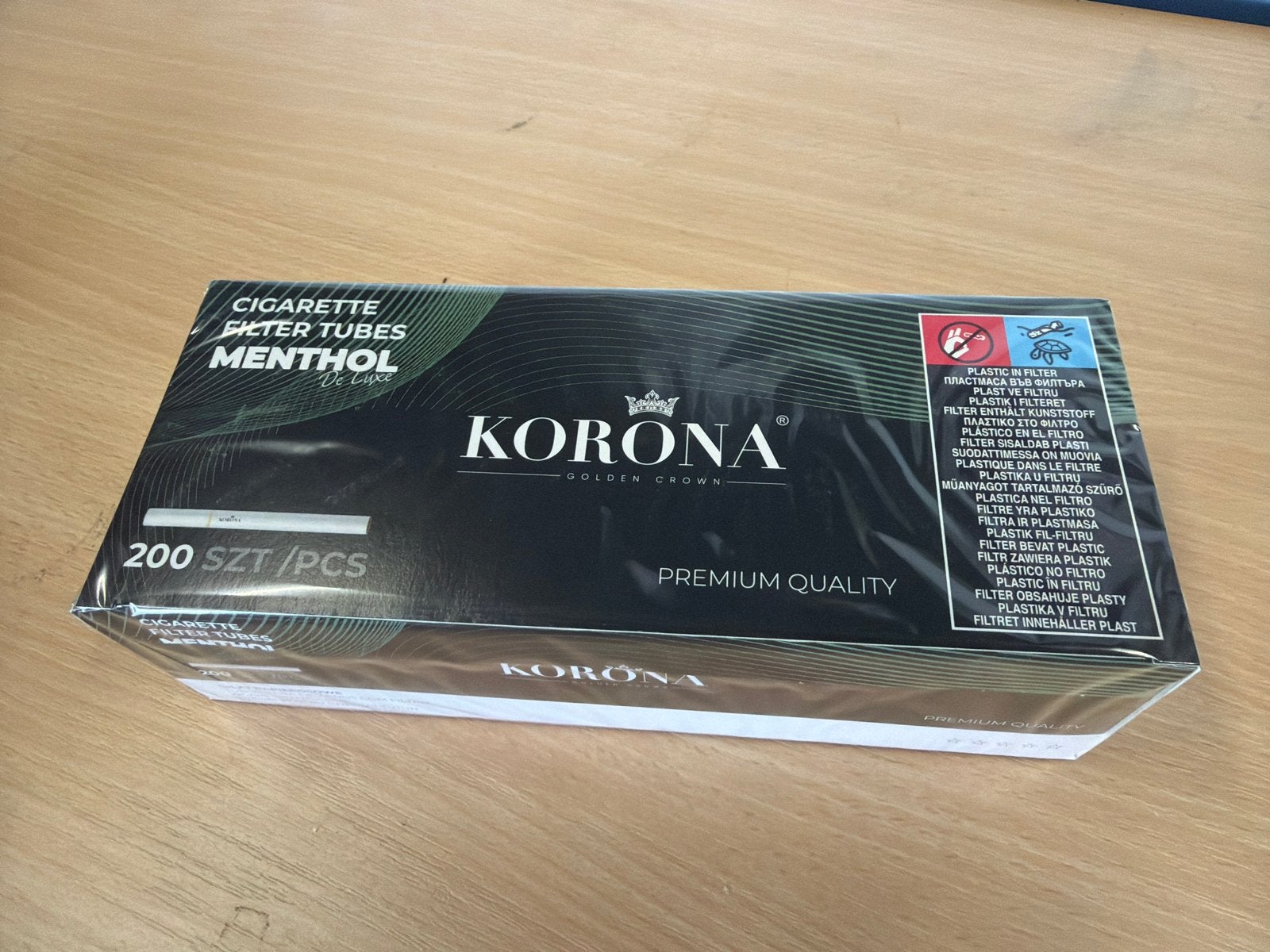 50x Korona Menthol Sigarettenhulzen 200 stuks, Overige typen, Nieuw, Ophalen of Verzenden, Nvt