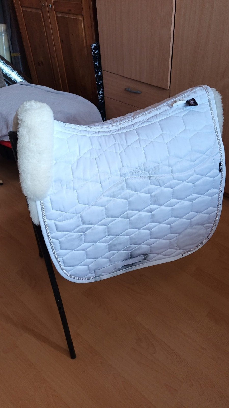 Te koop Mattes dressuur wit, Dressuurdekje, Mattes, Wol, Full (L)