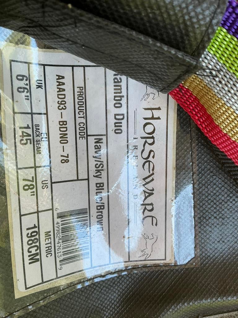 10 Paardendekens Rambo / Rhino / Amigo, Extra Full (XL), Ophalen, Zo goed als nieuw, Horseware