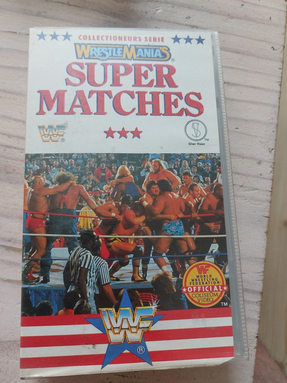 Wwf wrestling super matches videoband, Alle leeftijden, Ophalen of Verzenden, Gebruikt