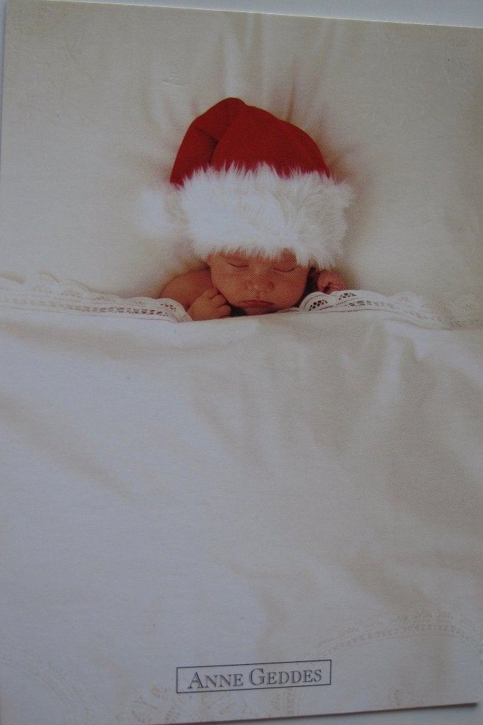 Anne Geddes - A523 - Sleepy Santa #2 - 1999 - nieuw, Verzenden, 1980 tot heden, Ongelopen, Kinderen