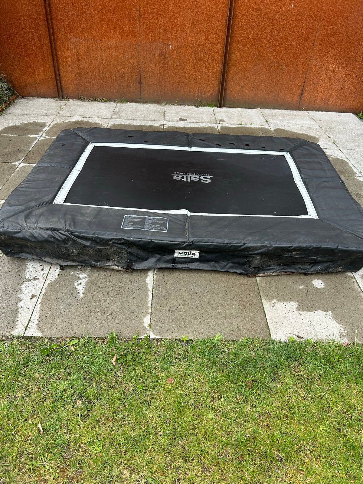 Salta Trampoline InGround Rechthoekig  2.13x1.53 - Gebruikt, Ophalen, Gebruikt