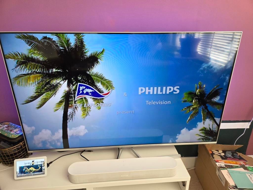 Philips The One 58 inch Ambilight tv (58PUS8506/12), Ophalen, Philips, LED, Zo goed als nieuw