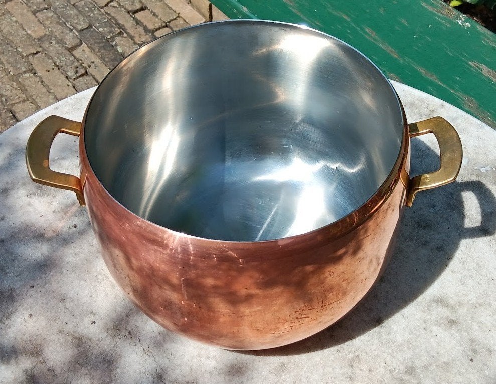 Vintage koperen Spring Culinox kookpot (K55), Koper, Ophalen of Verzenden, Sauteerpan, Overige merken
