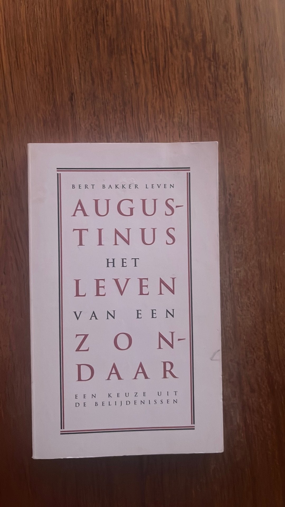 Augustinus Leven van een Zondaar, Ophalen of Verzenden, Zo goed als nieuw