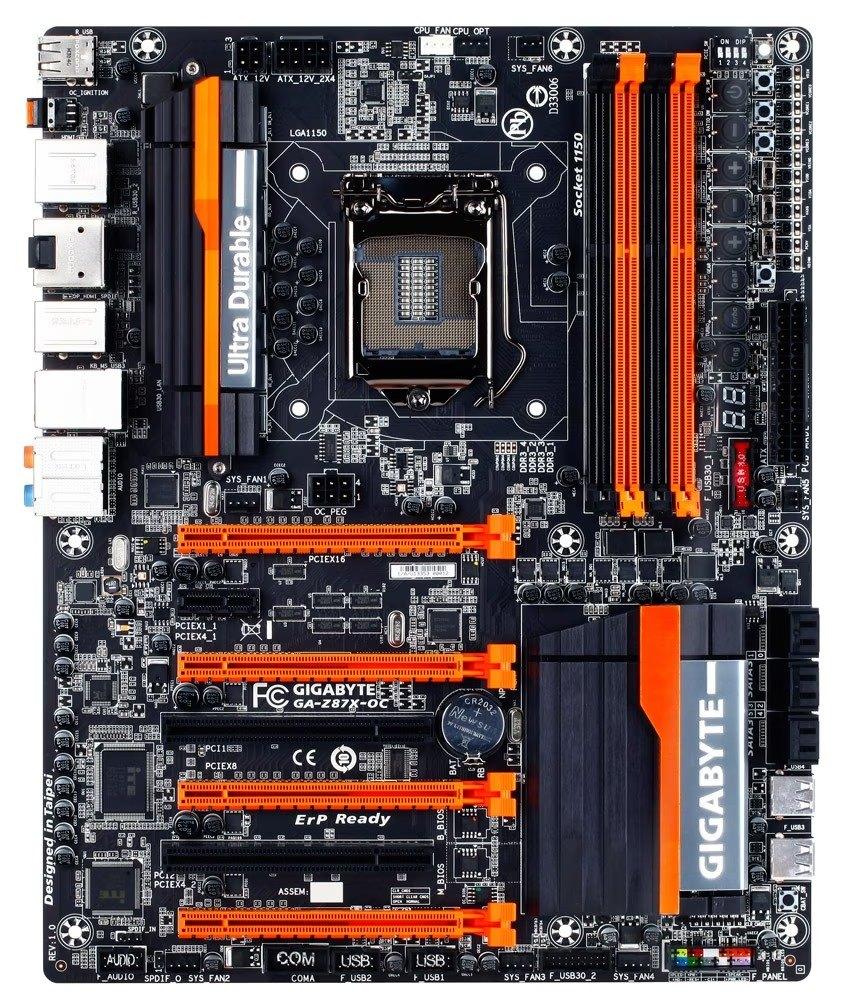 Gigabyte GA-Z87X-OC Moederbord, Computers en Software, Moederborden, Zo goed als nieuw, Intel, DDR3, Ophalen of Verzenden