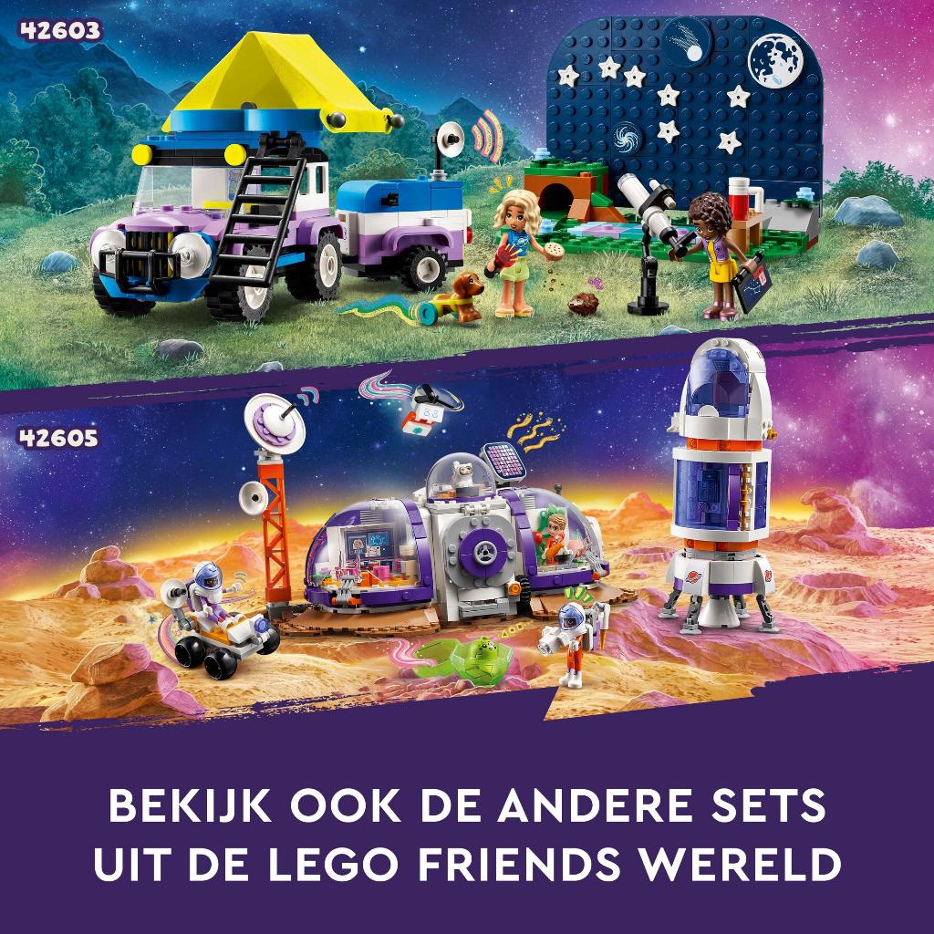 LEGO Friends 42605 Ruimtebasis op Mars & Raket 981dlg Space, Lego, Nieuw, Friends, Ophalen of Verzenden