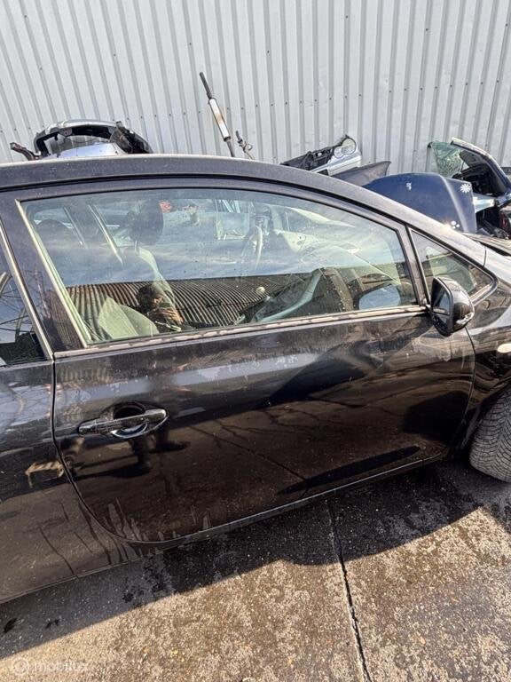 Voordeur rechts rechtsvoor zwart Toyota Auris I ('07-'12), Auto-onderdelen, Carrosserie en Plaatwerk, Ophalen, Gebruikt, Deur