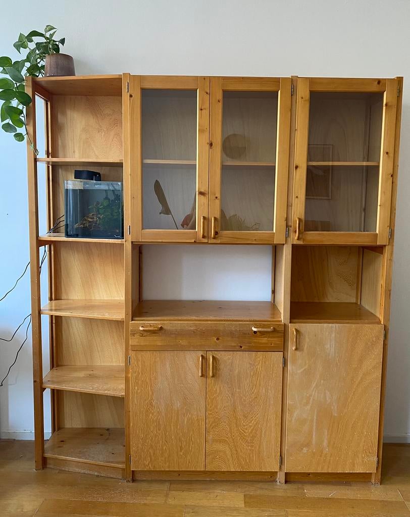Vintage Lundia Kast, Ophalen, Gebruikt, Met deur(en), 200 cm of meer